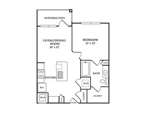 Apt A1 08-08304 floor plan